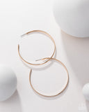Basic Bombshell - Gold - Paparazzi Accessories - Earring
