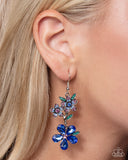 Breathtaking Bloom - Blue - Paparazzi Accessories - Earring