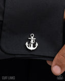 Admirable Anchor - Silver - Paparazzi Accessories - Cuff Link - Jewelry with Erin Binford
