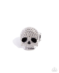 Skeleton Shimmer - White - Paparazzi Accessories - Ring