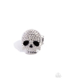 Skeleton Shimmer - White - Paparazzi Accessories - Ring