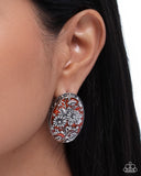 Portrait of Perfection - Orange - Paparazzi Accessories - Earring - Jewelry with Erin Binford
