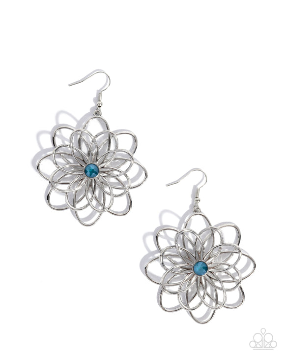 Malibu Mode - Blue - Paparazzi Accessories - Earring - Jewelry with Erin Binford