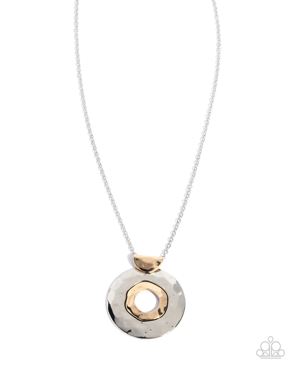 Mismatched Melody - Silver - Paparazzi Accessories - Necklace