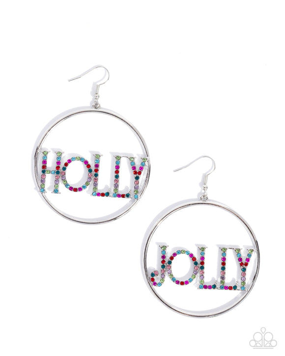 Holly Jolly - Multi - Paparazzi Accessories - Earring - Jewelry with Erin Binford