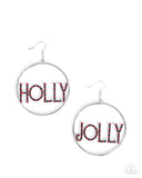 Holly Jolly - Multi - Paparazzi Accessories - Earring - Jewelry with Erin Binford