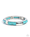 Memorable Marbling -  Blue - Paparazzi Accessories - Bracelet