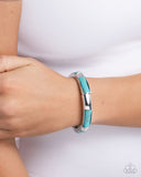 Memorable Marbling -  Blue - Paparazzi Accessories - Bracelet
