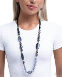 Entrancing Ease - Black - Paparazzi Accessories - Necklace