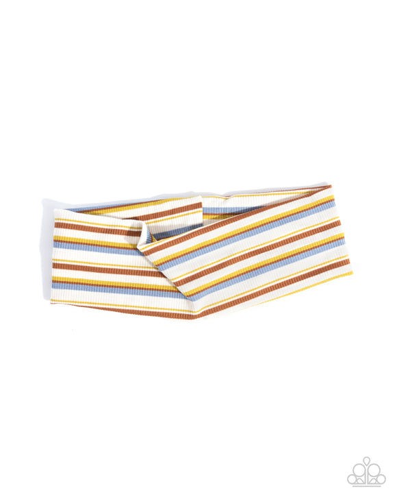 Striped Suffragette - Multi - Paparazzi Accessories - Headband - Jewelry with Erin Binford