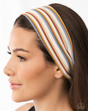 Striped Suffragette - Multi - Paparazzi Accessories - Headband - Jewelry with Erin Binford