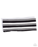 Striped Symphony - Black - Paparazzi Accessories - Headband