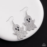 Ghost Town - White - Paparazzi Accessories - Earring - Jewelry with Erin Binford
