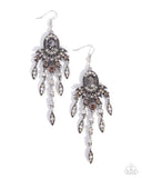Shimmery Sway - Silver - Paparazzi Accessories - Earring - Jewelry with Erin Binford