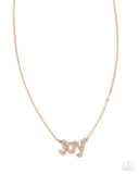 How Great Our Joy - Gold - Paparazzi Accessories - Necklace - Jewelry with Erin Binford