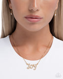 How Great Our Joy - Gold - Paparazzi Accessories - Necklace - Jewelry with Erin Binford