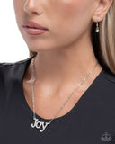 How Great Our Joy - White - Paparazzi Accessories - Necklace