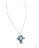Heavenly Color - Blue - Paparazzi Accessories - Necklace