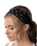Placid Pearls - Black - Paparazzi Accessories - Headband - Jewelry with Erin Binford