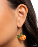 Autumn Affair - Orange - Paparazzi Accessories - Earring