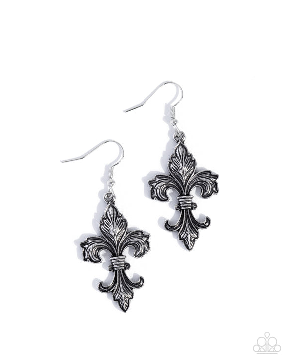 Fancy Fleur-De-Lis - Silver - Jewelry with Erin Binford
