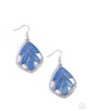 Poetic Paint - Blue  - Paparazzi Accessories - Earring