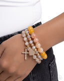 Divine Delight - Yellow - Paparazzi Accessories - Bracelet - Jewelry with Erin Binford
