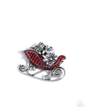Sledding Shimmer - Red - Jewelry with Erin Binford