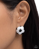 Soccer Symmetry - Black - Paparazzi Accessories - Earring - Jewelry with Erin Binford
