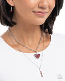 Valentines Volume - Red - Paparazzi Accessories - Necklace