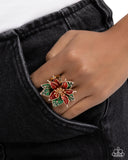 Poinsettia Promise - Red - Paparazzi Accessories - Ring - Jewelry with Erin Binford