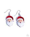 Santa Baby - Red - Paparazzi Accessories - Earring - Jewelry with Erin Binford