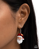 Santa Baby - Red - Paparazzi Accessories - Earring - Jewelry with Erin Binford
