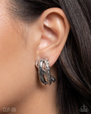 Layered Location - Silver - Paparazzi Accessories - Earring - Jewelry with Erin Binford