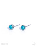 Lingering Leisure - Blue - Paparazzi Accessories - Earring - Jewelry with Erin Binford