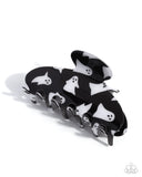 Ghostly Greeting - Black - Paparazzi Accessories - Hair Clip - Jewelry with Erin Binford