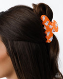 Ghostly Greeting - Orange - Paparazzi Accessories - Hair Clip - Jewelry with Erin Binford