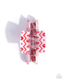 Sweater Style - Red - Paparazzi Accessories - Hair Clip - Jewelry with Erin Binford