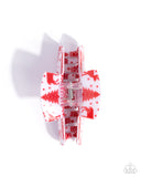 Sweater Story - Red - Paparazzi Accessories - Hair Clip - Jewelry with Erin Binford