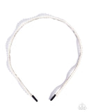 Palatable Pearls - White - Paparazzi Accessories - Headband - Jewelry with Erin Binford