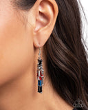 Nutcracker Nuance - Red - Paparazzi Accessories - Earring - Jewelry with Erin Binford