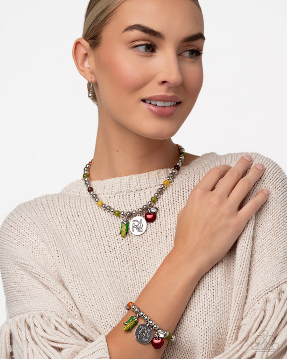 Autumnal Advocate - Multi- Paparazzi Accessories - 2 Piece Set - Jewelry with Erin Binford