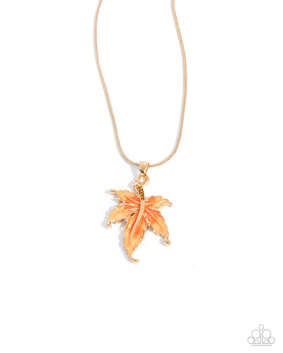 Leafy Lullaby - Orange - Jewelry with Erin Binford