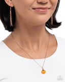 Pumpkin Patch - Copper - Paparazzi Accessories - Necklace - Jewelry with Erin Binford