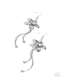 Garden Gait - White - Paparazzi Accessories - Earring