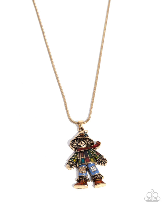 Scarecrow Statement - Multi - Paparazzi Accessories- Necklace - Jewelry with Erin Binford