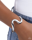 WAVE the Last Dance - Silver - Paparazzi Accessories - Bracelet