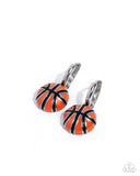 Adorable Airball - Orange - Paparazzi Accessories - Earring