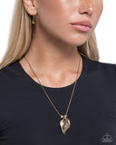 Leafy Limit - Gold - Paparazzi Accessories - Necklace