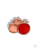 Pumpkin Pattern - Orange - Paparazzi Accessories - Brooch - Jewelry with Erin Binford